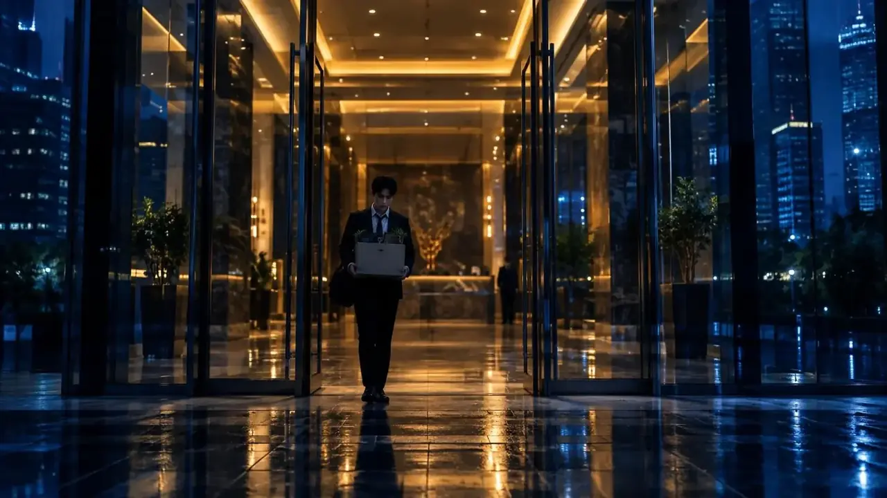 反手一个王炸 短剧横版剧照，逆袭题材，她辞职那天，公司市值跌了三成